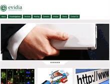 Tablet Screenshot of evidia.com